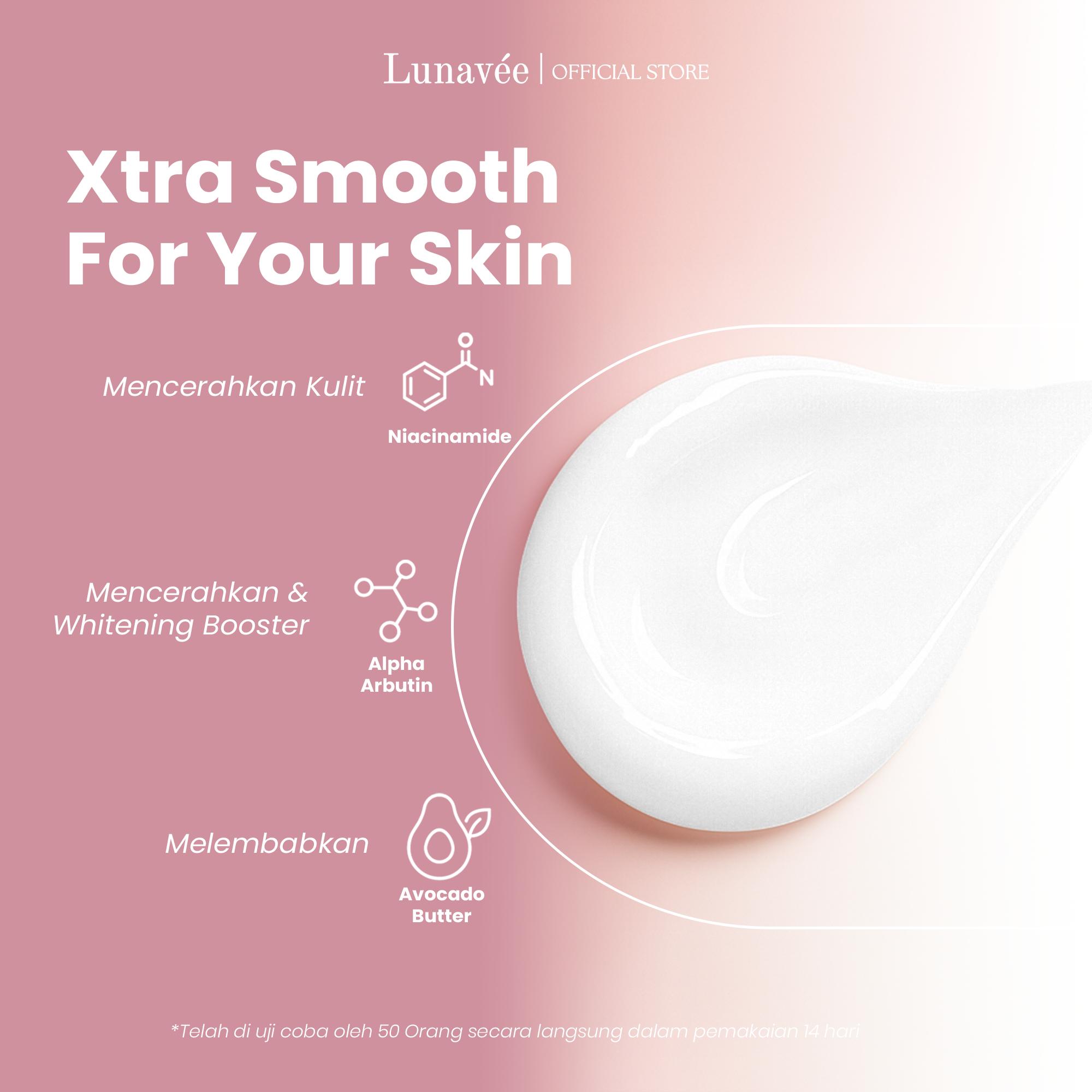 Lunavée - (2 PCS) COUPLE PERFECT RADIANCE Body Lotion 250ML Lotion Tubuh Ringan dengan Niacinamide & Alpha Arbutin untuk Mencerahkan & Menenangkan Kulit Hydrating serum booster glow bodycare badan Lunavée - (2 PCS) COUPLE PERFECT RADIANCE Body Lotion 250ML Lotion Tubuh Ringan dengan Niacinamide & Alpha Arbutin untuk Mencerahkan & Menenangkan Kulit Hydrating serum booster glow bodycare badan