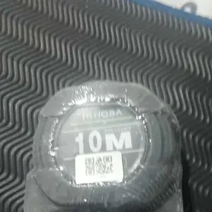 Penggaris fluorescent teknologi hitam 10m penggaris anti karat dengan pita pengukur tebal impor penggaris tahan lama dan praktis