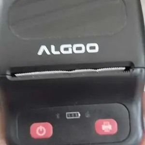 ALGOO Mobile Printer Struk Thermal Mini Portable Baterai Tanpa Tinta