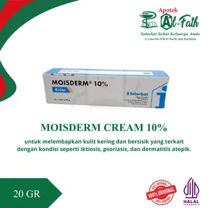 Moisderm 10% Cream Untuk Kulit Kering 20 Gram