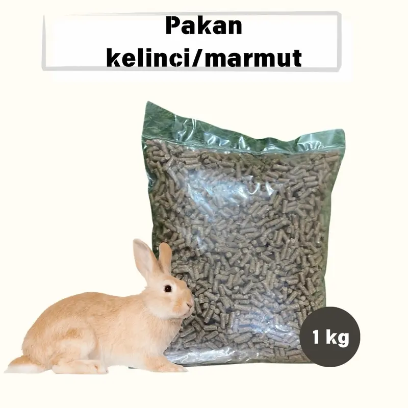Pakan Kelinci Coklat BM169 1kg 100% Alami Superrabbit Standard 0