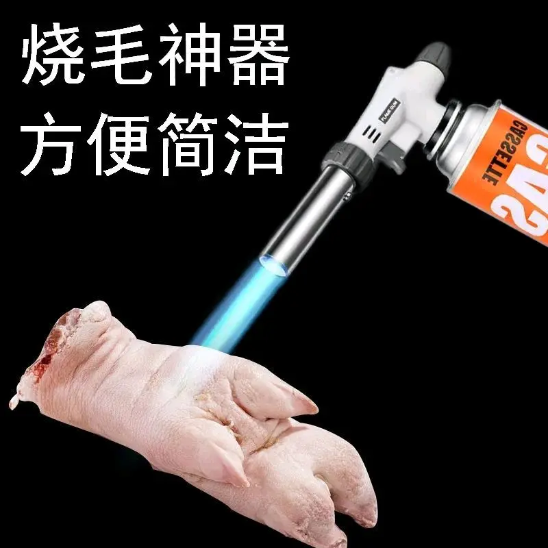 Flame Gun Torch Pemantik Kepala Gas Kaleng Tabung Portabel 4
