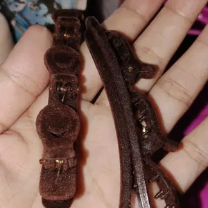 Uniqueestore JP2160 Klip Rambut Jepit Rambut Lucu Layer Kepang Elegan Velvet Hair Clips