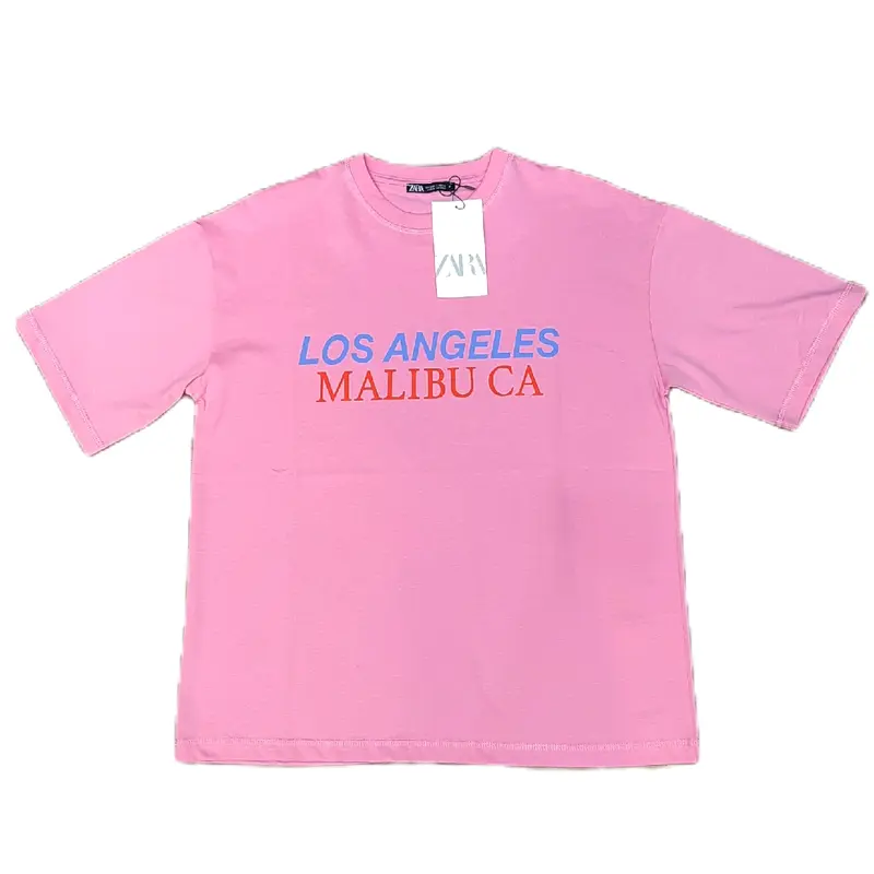 Kaos Wanita Oversize - Pink 0