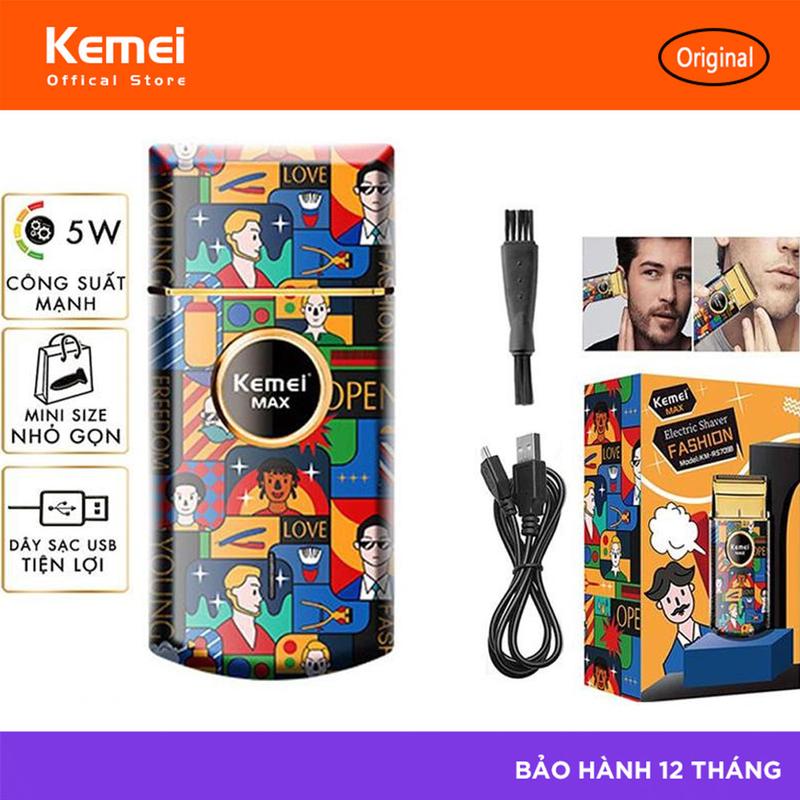 KEMEI Máy Cạo Râu  Lưỡi Cạo Nổi Máy Cạo Râu Đa Năng Đầu Cạo Chống Nước KM-RS7098 Vietnam Cơ thể người