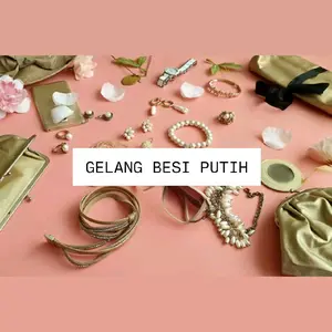 Oleh Oleh Khas Maluku - BESI PUTIH AMAN PAKAI HARIAN Perhiasan Rantai & Gelang Gantungan Unik dari Maluku