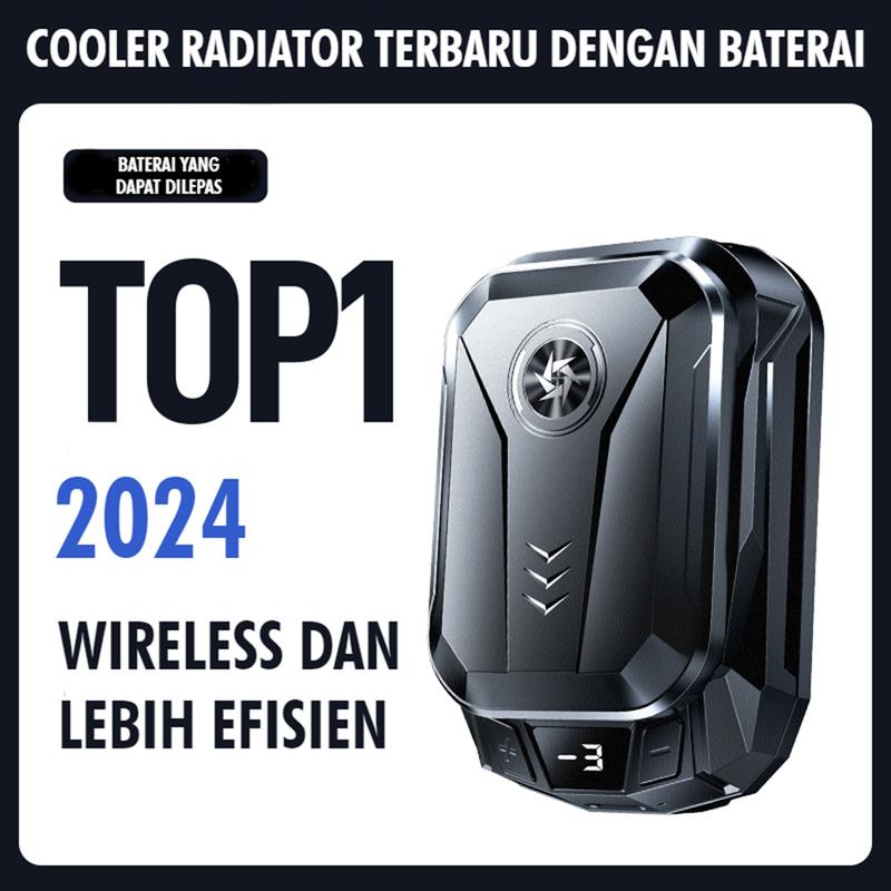 NEIKU NK50 FAN COOLER SEMICONDUCTOR PELTIER WITH BATTERY 1500MAH PORTABLE RECHARGEABLE PHONE COOER Kipas Angin 1