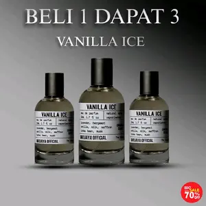 parfum promo beli 1 dapat 3 aroma vanilla ice pria wanita terlaris wangi tahan lama edp 30 ml Perfume