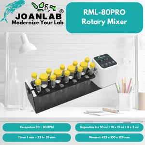 JOANLAB Long Axis Rotating Mixer Shaker Pencampur Sampel RML-80PRO