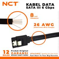 Gambar NCT Kabel Harddisk SATA 3 6 Gbps Hitam 39cm Flat dengan Klip Pengunci untuk SSD & HDD Garansi 12 Bulan - Black dari iTmallOnline Kota Semarang 4 Tokopedia