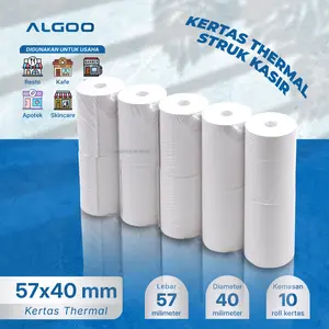 ALGOO Kertas Thermal Struk 57x40  @10Roll