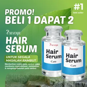 PROMO !! Beli 1 Dapat 2 Hair Serum 8ml dengan Ekstra Vitamin E dan Ekstra Keratin untuk Segala Jenis Rambut Nutrisi Rambut Terbaik - Sevenjie