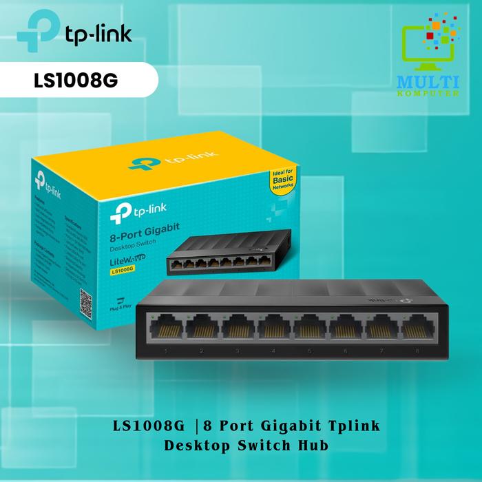 Gambar LS1008G 8-Port 10/100/1000Mbps Desktop Switch tplink ls1008g TP-LINK Kabel dari Multi Komputer Kota Administrasi Jakarta Barat Tokopedia