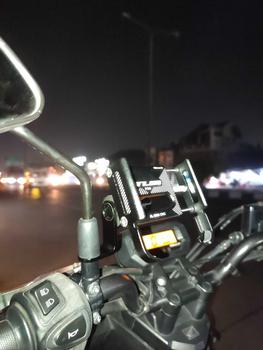Product Review of GUB P30 Phone Holder HP Motor Full Besi Alumunium Alloy Dudukan Ponsel Tempat Handphone Penyangga Pegangan Tatakan Wadah Breket HP di Spion Stang Sepeda Motor from J**8 0