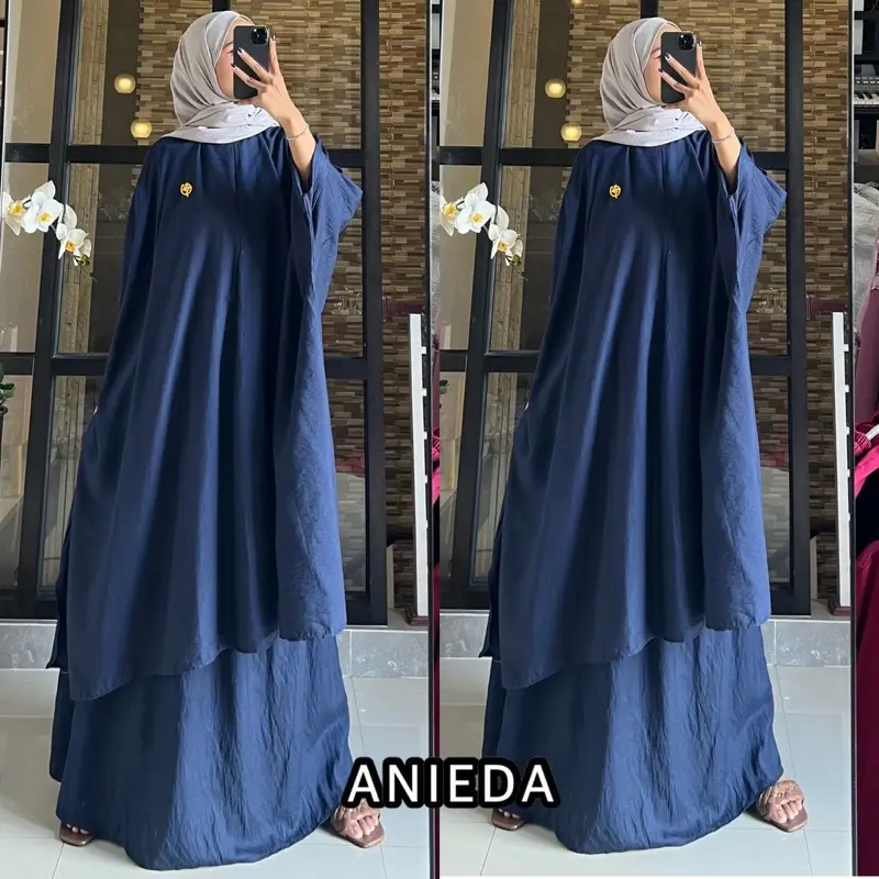 HAFIZA Set couple MALAY premium polo Linen by anieda