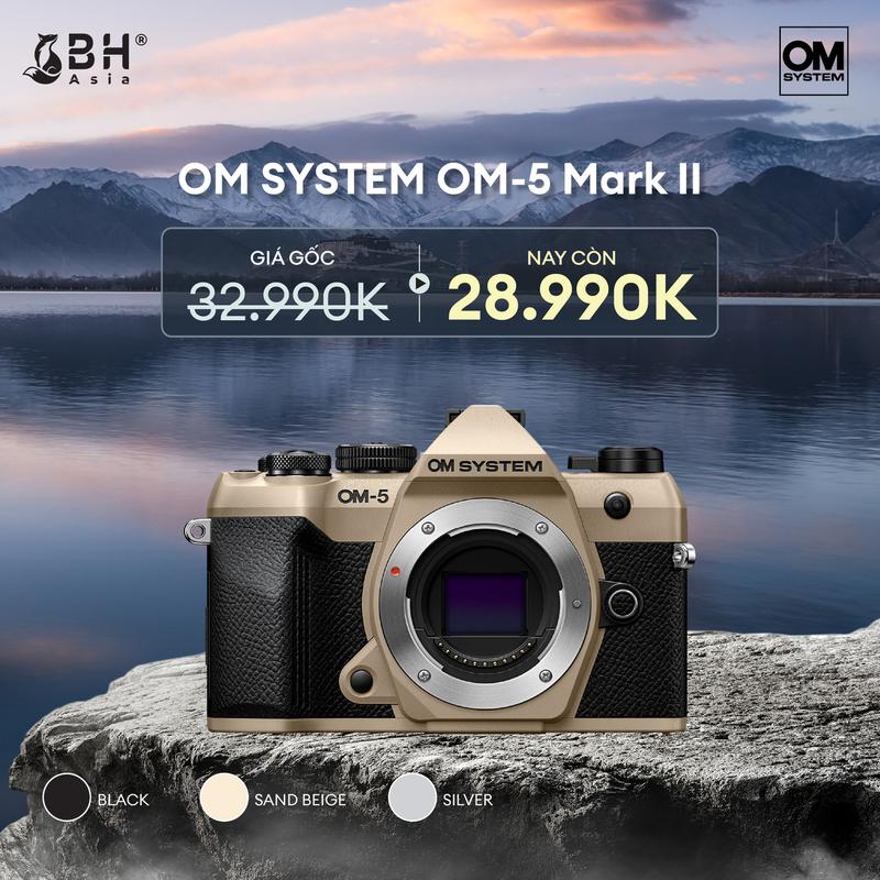 Máy ảnh OM SYSTEM OM-5 Mark II