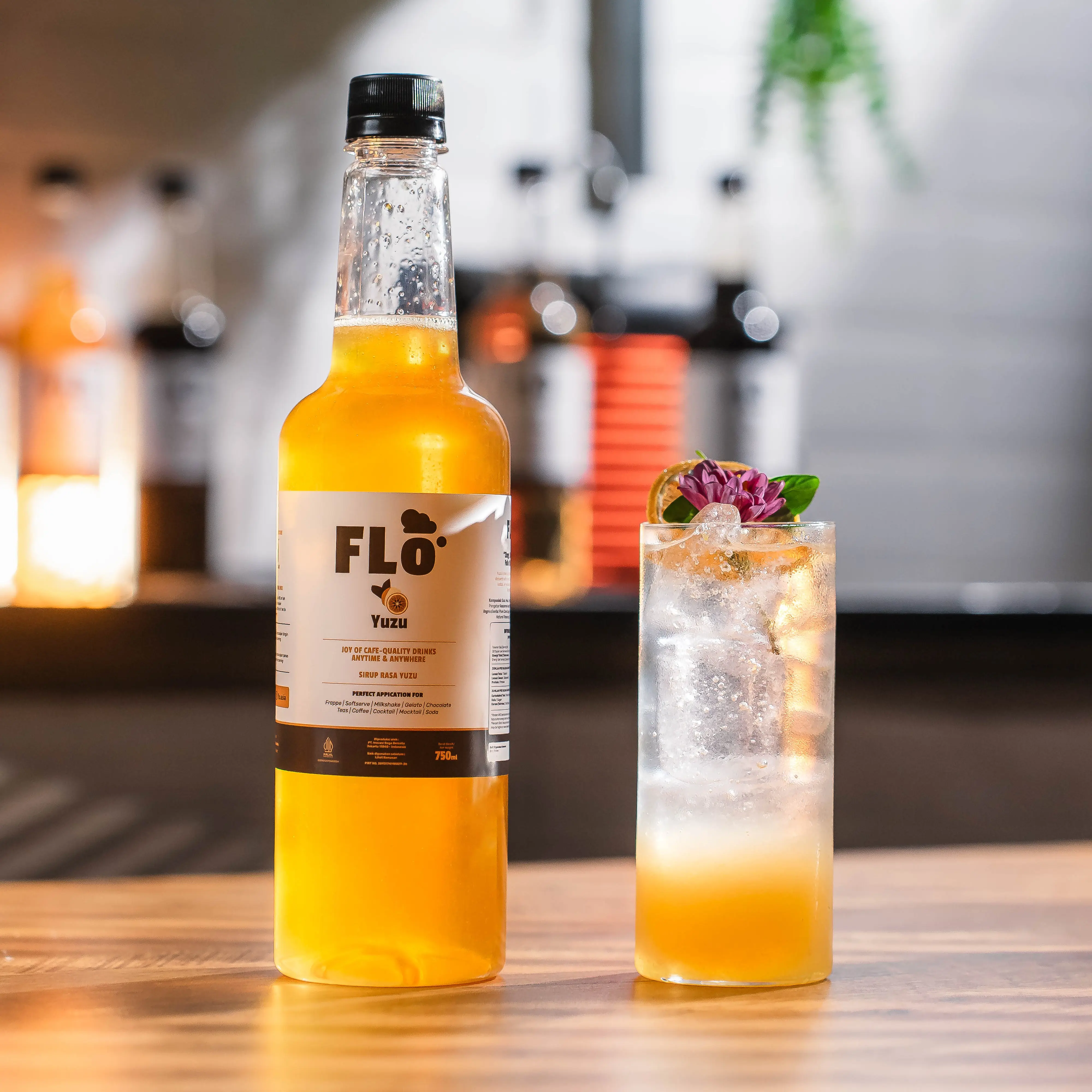 FLO Yuzu Syrup 750ml Sirup Yuzu - Shop | Tokopedia