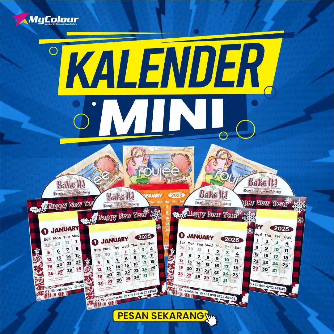 KALENDER MINI 2025 | KALENDER MEJA 2025