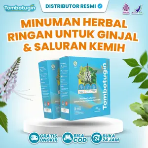 Tombotugin Original 2 Box – Minuman Herbal Ginjal & Saluran Kemih | Bantu Lancarkan BAK, Cegah Batu Ginjal, Redakan Anyang-anyangan, Bersihkan Saluran Kemih, Rasanya Segar Nikmat | Aman Harian, BPOM, Halal, COD