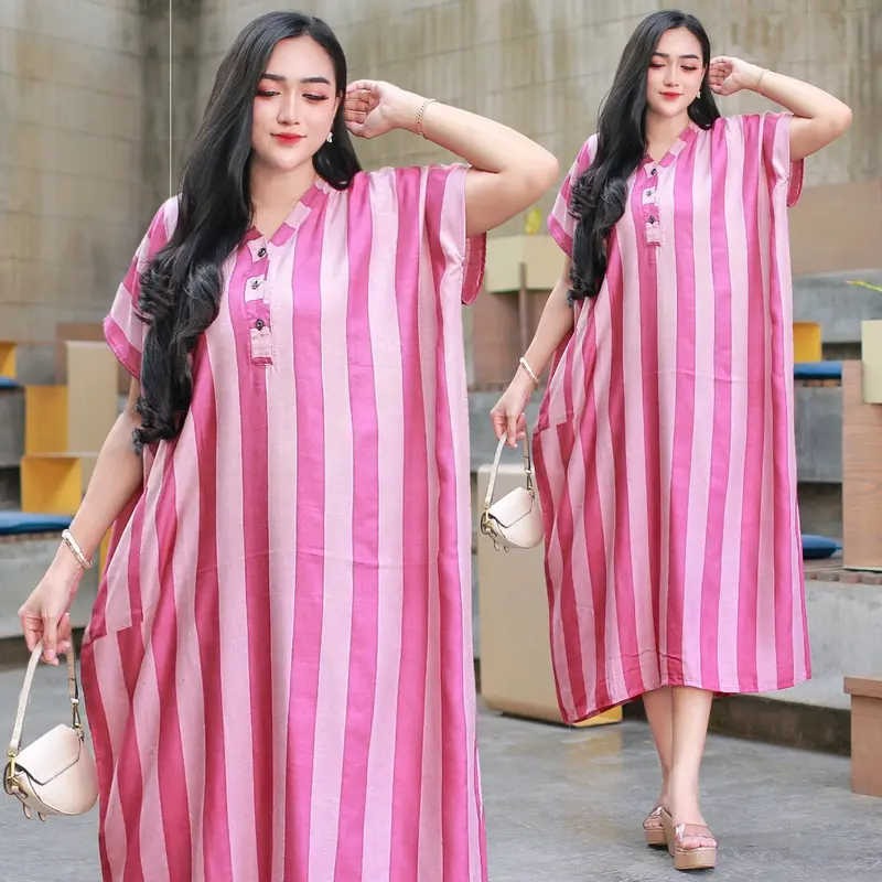 DASTER LOWO SALUR  daster terbaru 2025   TERBARU KEKINIAN KANCING DEPAN BUSUI FRIENDLY LD 145 PB 115 NYAMAN ADEM CANTIK bahan rayon Ibu Menyusui Motif Panjang Tidur Pendek 6