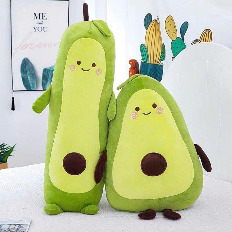 Size 35cm & 50cm, Gấu Bông quả bơ cute to, Siêu mịn Thú Bông Thú Nhồi Bông Đồ Chơi Toy Phát Nhạc