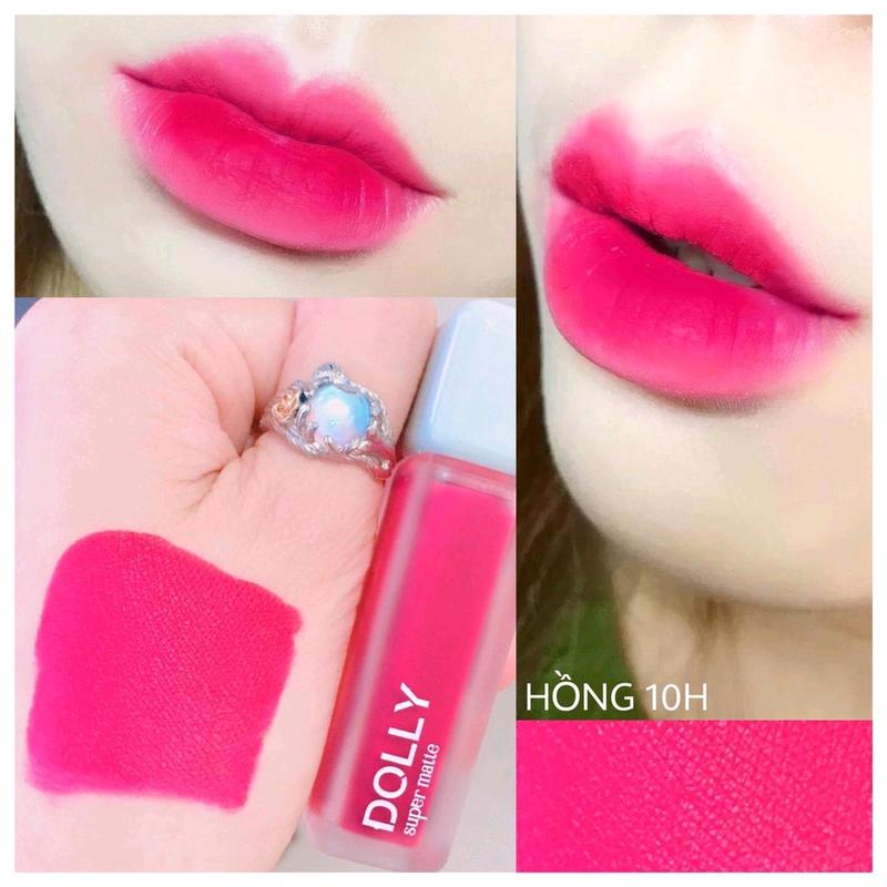 Son kem lì màu hồng baby hồng cánh sen siêu lì mềm mịn dùng cho mọi lứa tuổi Nữ Cosmetic Son Môi Mỹ Phẩm Trang Điểm Women