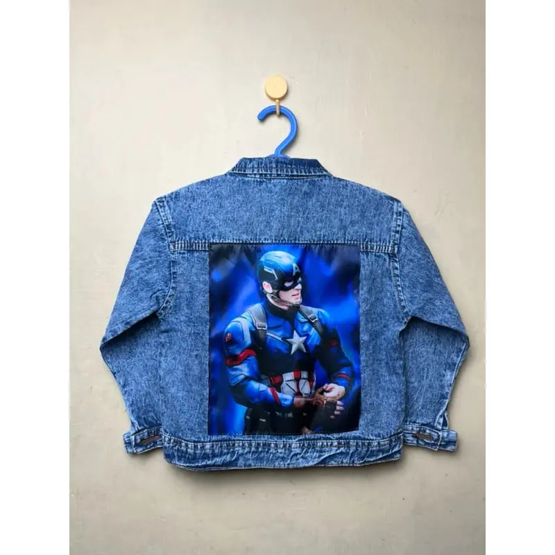 Jaket Jeans Anak Laki-Laki Karakter Usia 1-10 Tahun - Fashion Denim  Anak-Anak jaket anak anak laki 3