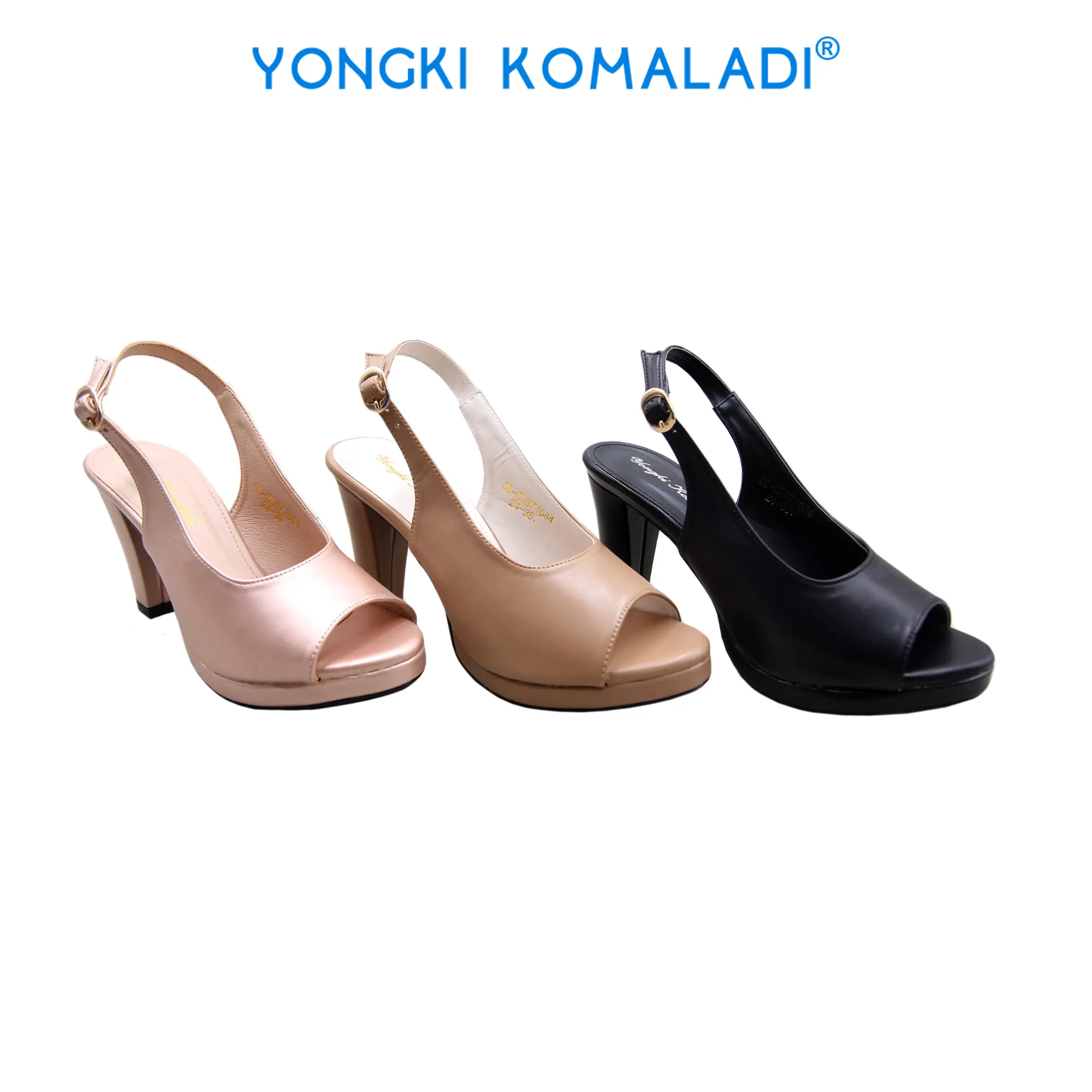 [ ORIGINAL ] YONGKI KOMALADI HEELS OL-ZLH71064-24 LADIES Wanita Sandal Merah