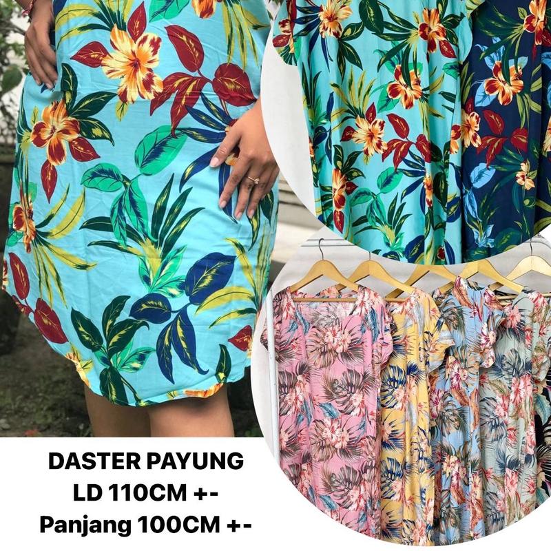 PAKET USAHA DASTER PAYUNG RAYON PREMIUM ISI 10pcs Dress Midi 1