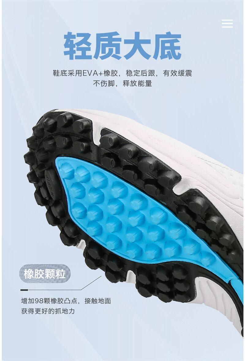Product Introduction of New High Quality Men Professional Golf Shoes Waterproof Spikes Golf Sneakers Black White Golf Trainers Big Size 40-47 8