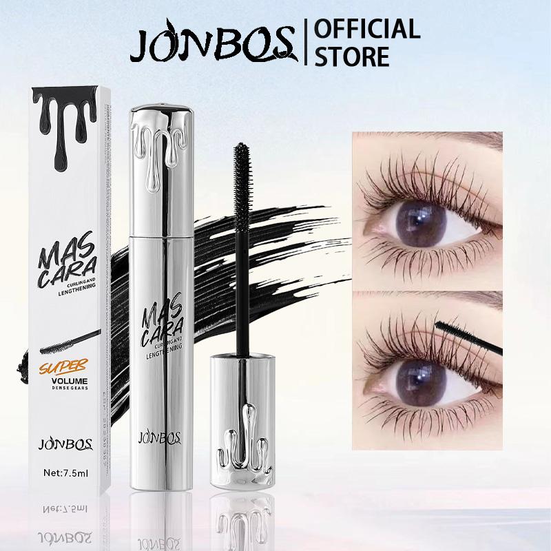 Mascara Lông Mi Dày JONBOS 4D Lâu Trôi Không Thấm Nước Để Nối Mi Màu Đen Làm Dài Không Nở Trang Điểm Nhanh Khô