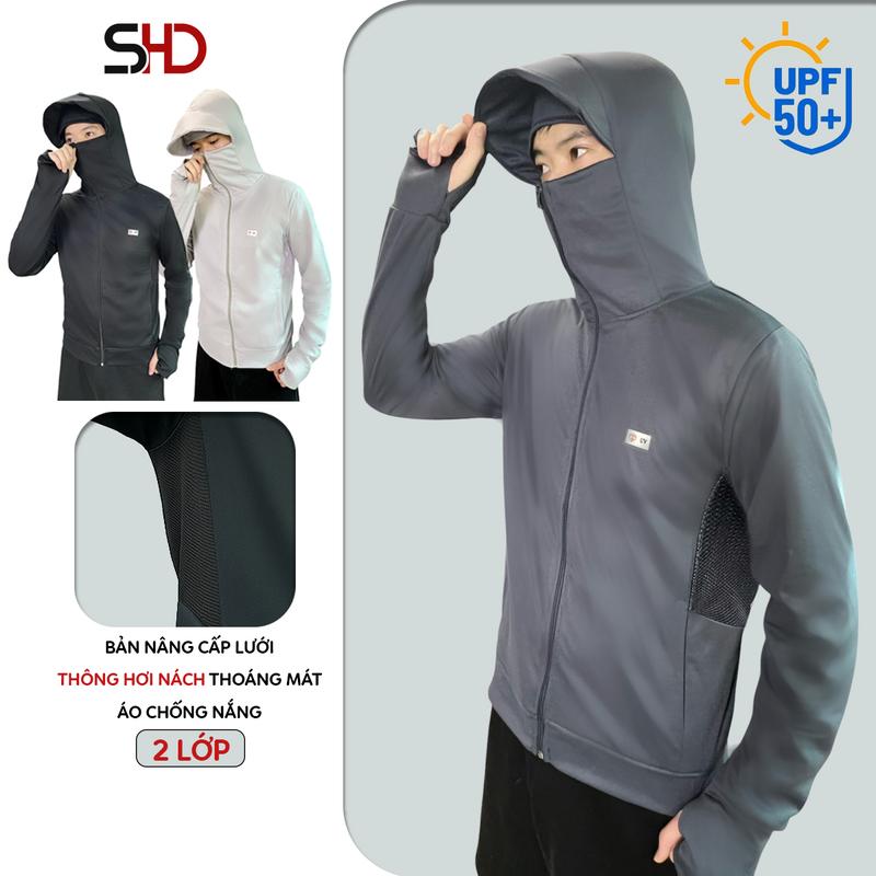 [DEAL MỞ BÁN] Áo chống nắng 2 lớp nam nữ vải thun lạnh thông hơi co giãn 4 chiều chống tia UV