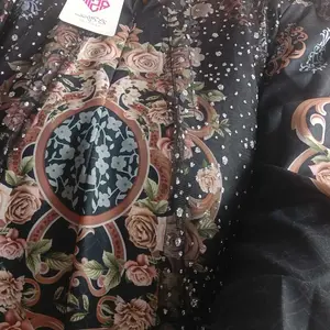 Dress Ametha Bahan Sabrina Anti UV Mix Tile Salju Dress Motif Terbaru Dress RSM Bunda Yuki