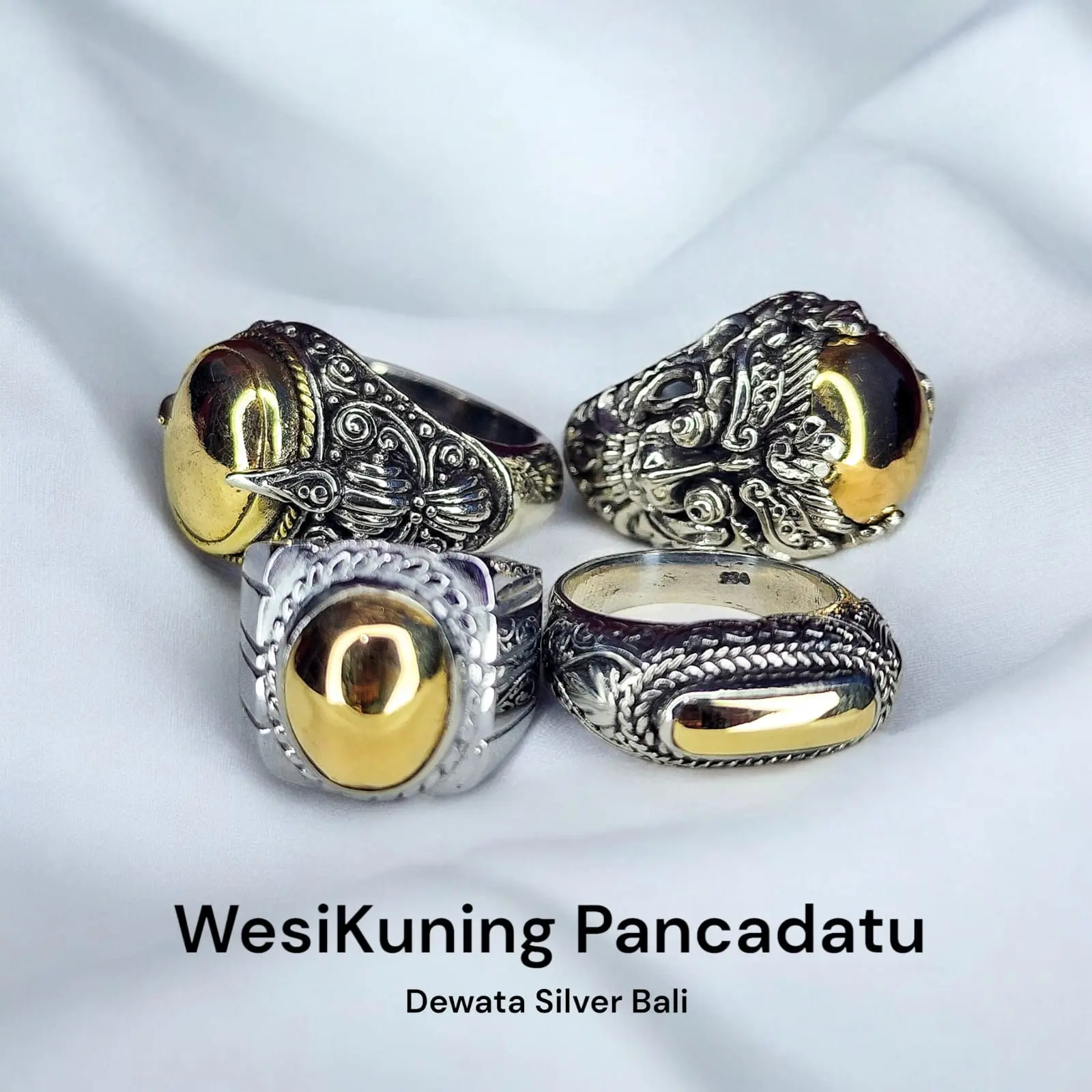 CINCIN PANCADATU KOLEKSI AKSESORIS PRIA WANITA UKIRAN KHAS BALI KLASIK ORIGINAL by DEWATA SILVER BALI DISKON 50% UNTUK HARI INI
