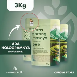 Bundle 3kg MASAYA BERAS PORANG - shirataki konjac healthy food Nasi Rice