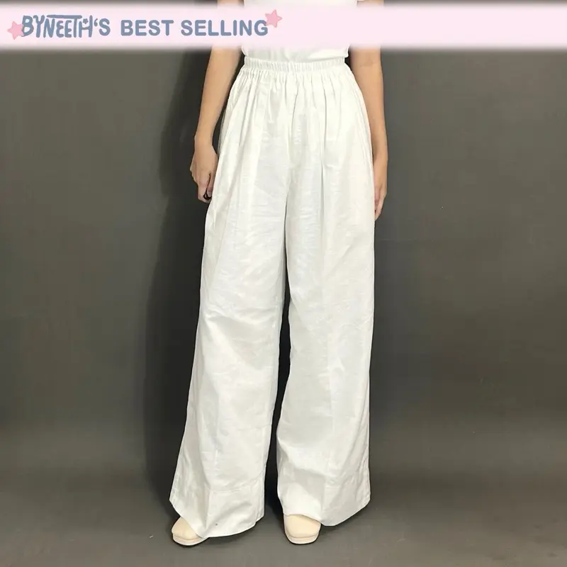 ByNeeth Lilith Linen Pants - Celana Linen - Celana Santai - Beach Pants - Loose Pants