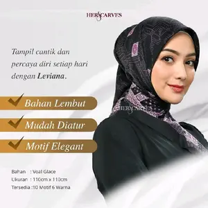 Satuan Herscarves Hijab & Azara Wafle Motif Best Seller 110cm