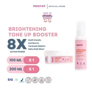 [BUNDLING]  MAUVEÉSKIN Brightening Tone Up Lotion Booster 8X Active Power