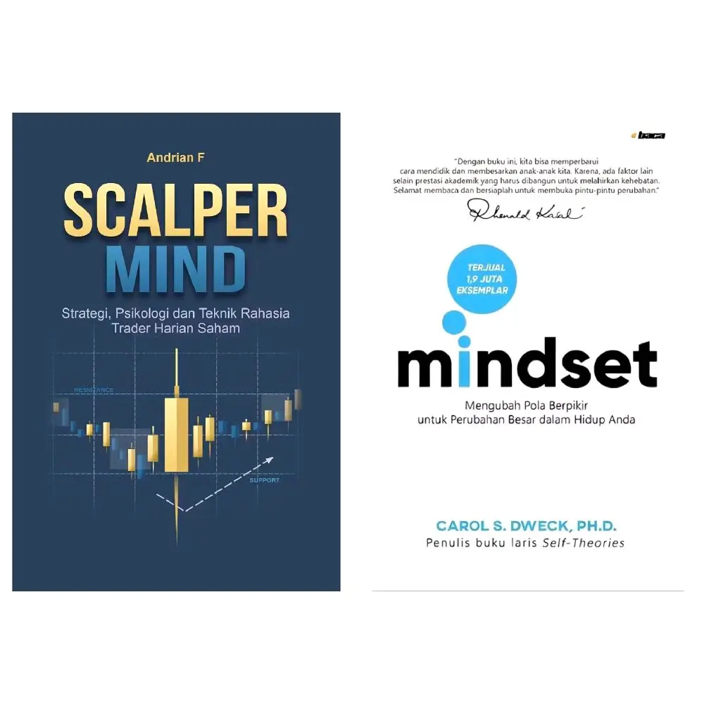 PAKET 2 BUKU BESTSELLER SCALPER MIND & MINDSET