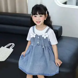 DRESS JEANS AIRA ANAK ONE SETT KAOS & KRINGKEL