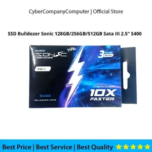 SSD Bulldozer Sonic 128GB/256GB/512GB Sata III 2.5 Inch S400 -Ssd Bulldozer Garansi Resmi