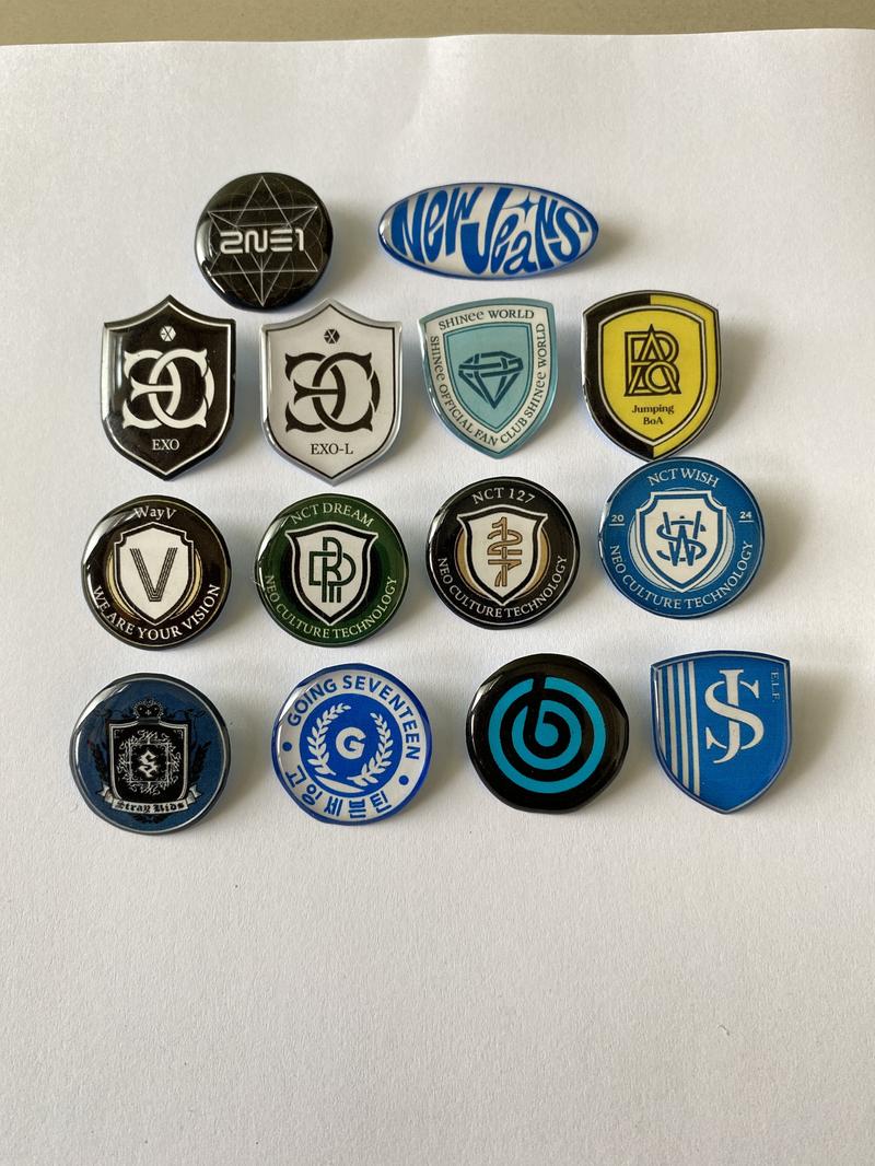 Product Introduction of BROS KPOP LOGO EXO NCT NEWJEANS BOA SVT WAYV SHINEE TVXQ PIN KPOP 11