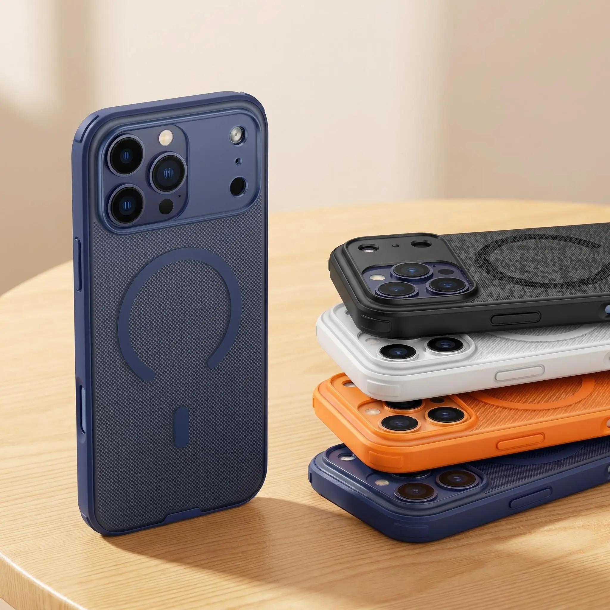 [Dành Cho IPhone 17-14] Ốp Lưng IPhone UPaitou, Ốp Lưng Từ Tính Mờ Chống Trượt Có Túi Khí, Không Bị Ố Vàng, Chống Dấu Vân Tay, Phù Hợp Cho 17 Pro Max 15 16 14 | BigBuy360 - bigbuy360.vn