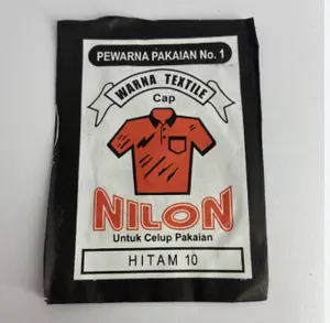 WANTEX CAP NILON Hitam Pewarna Kain Pakaian Textil Permanen Jeans Silk Tie Dye Prakarya Kerajinan Craft Crafting Art Seni Kesenian Kertakes Homestuff Peralatan Perlengkapan Warni Paint Painting Air Water DIY Pewarna Colour Color