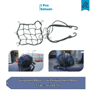 Jaring Helm Motor /Jaring Tali Pengikat Helm Motor [Universal]