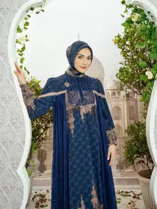 Alcavella - Mayesha Dress | Baju Gamis Wanita Muslim Maxi Airflow