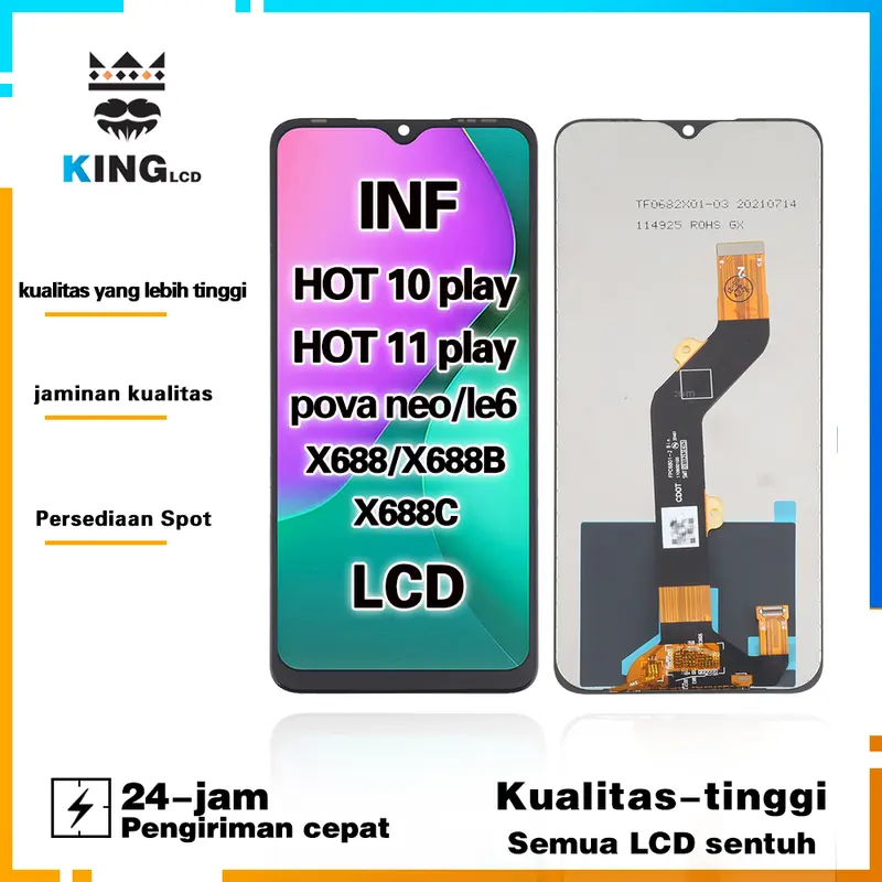 LCD TOUCHSCREEN FOR INF HOT 10 PLAY - LCD HOT 11 PLAY X688 X688B X688C COMPLETE FULLSET 0