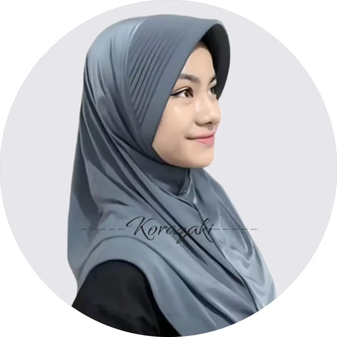 Bergo sport pet tebal size M \ Jilbab sporty olah raga jersey premium Kerudung Muslim Spandex Remaja Casual Wanita Lembut