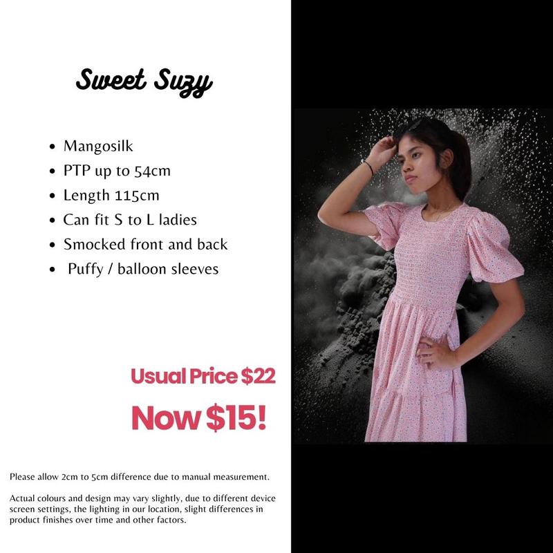 Product Introduction of Sweet Suzy Pink (Mangosilk) Midi Dress 0