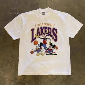 Korea Style T-shirt Oversize Lakers | Kaos Wanita Puith | Kaos pria dan wanita